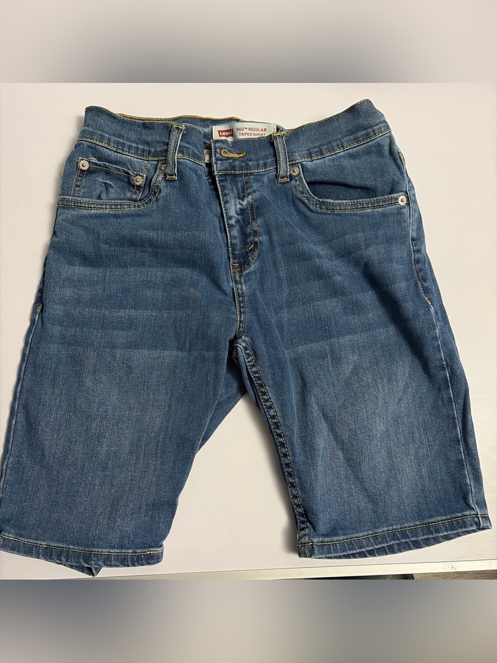 Levi's Blue Kids 502 Regular Taper Denim Shorts